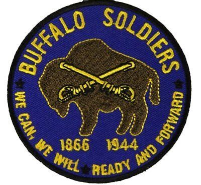 BUFFALO SOLDIERS ROUND PATCH - Color - Veteran Owned Business. | eBay