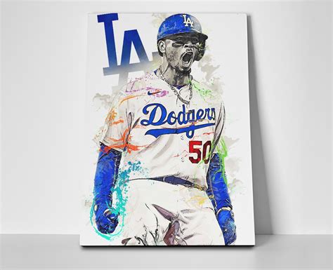 Mookie Betts Dodgers Poster or Canvas - Etsy