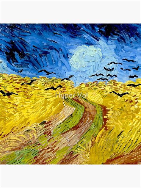 "Wheatfield with Crows - Vincent Van Gogh" Canvas Print by HyperVal ...