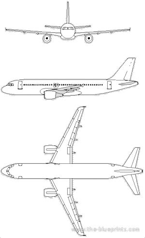 Airbus A320neo Blueprint