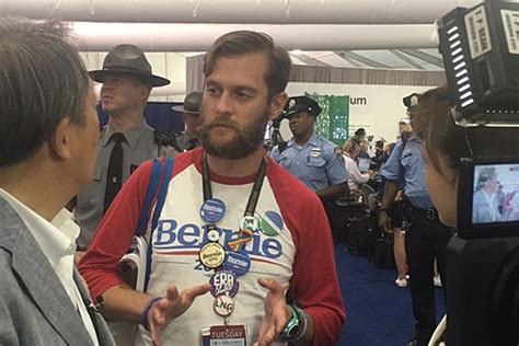 Angry Bernie Sanders Supporters Storm Democratic Convention Media Tent