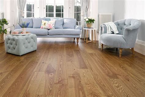 Home Choice Engineered European Nature Ash Flooring 14mm x 180mm Cognac Brushed Matt Lacquered ...