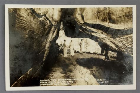 1940s Rock City Enchanted Trail Lookout Mountain TN GA RPPC Postcard ...