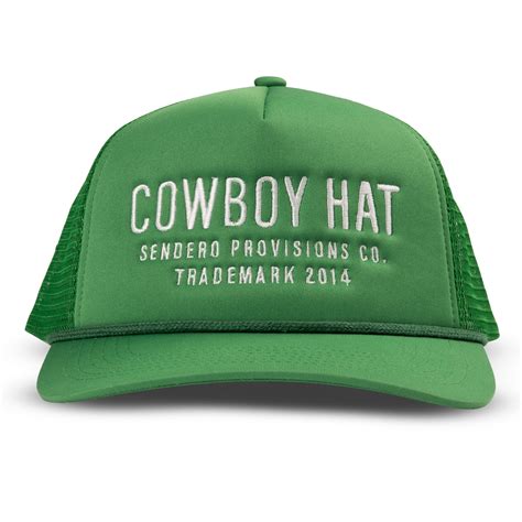 Cowboy Hat – Sendero Provisions Co.