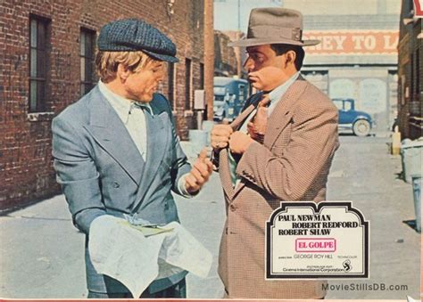 The Sting - Lobby card with Robert Redford & James Sloyan