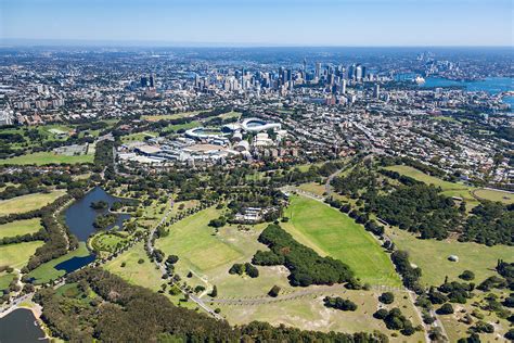 Aerial Stock Image - Centennial Park to the City