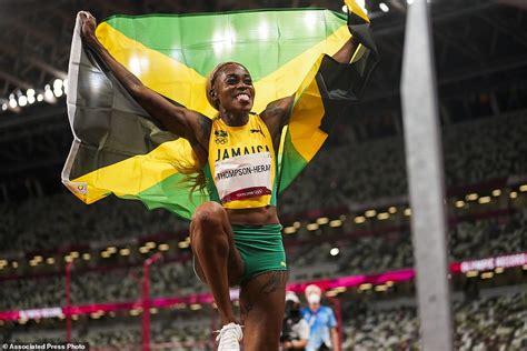 Elaine Thompson Herah Husband - Tokyo Olympics: Jamaica's Elaine Thompson-Herah Wins Women ...