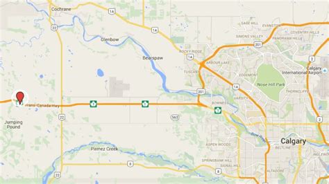 Map Of Canada Near Calgary - Maps of the World