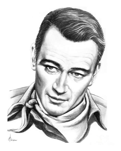 Pencil Art | Fine Art America | Celebrity drawings, John wayne, Drawing people