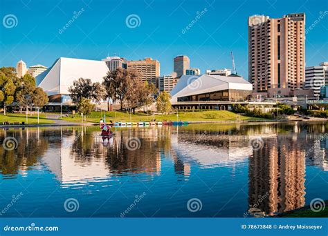 Adelaide City centre editorial stock photo. Image of horizontal - 78673848