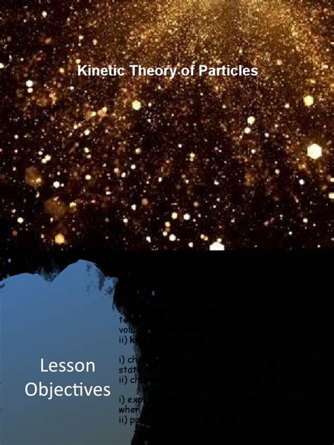 Kinetic Theory of Particles | PDF | Gases | Temperature