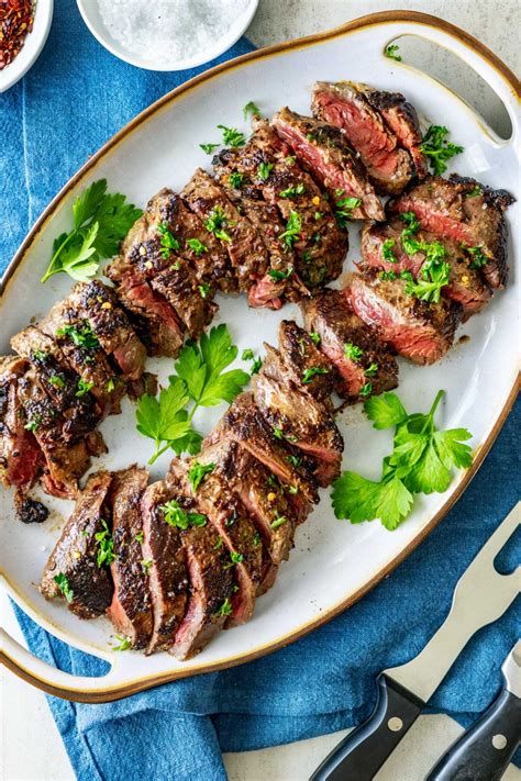 Grilled Hanger Steak Recipe with Balsamic Dijon Marinade - Wendy Polisi