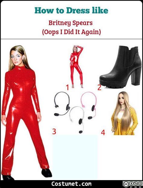 Britney Spears 😖 Oops I Did it Again Costume Britney Costume, Britney ...