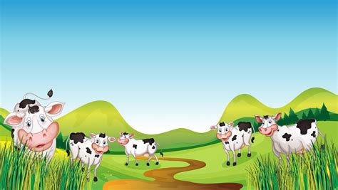 Group of cows 522569 Vector Art at Vecteezy