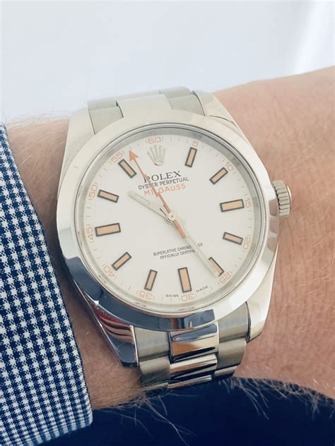 Owner Review: Rolex Milgauss White Dial 116400 - FIFTH WRIST