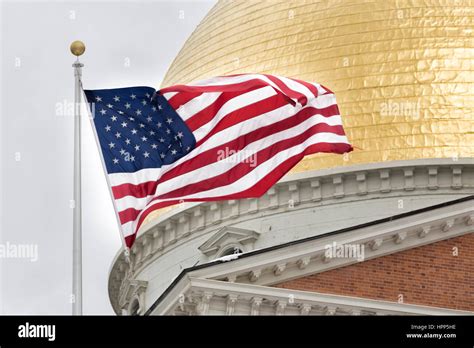 Massachusetts State House Dome Stock Photo - Alamy