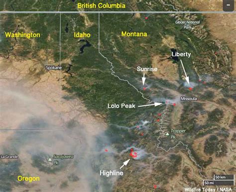 Fire Idaho Wildfire Map