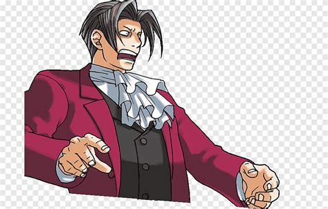 Free download | Ace Attorney Investigations: Miles Edgeworth Character Sticker Thumb, issou hd ...