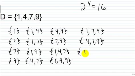 How To Calculate No. Of Subsets