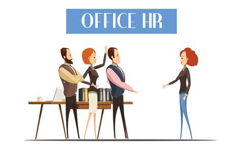 Office HR Cartoon Style Illustration 471360 Vector Art at Vecteezy