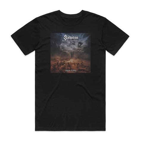 Sabaton Angels Calling Album Cover T-Shirt Black