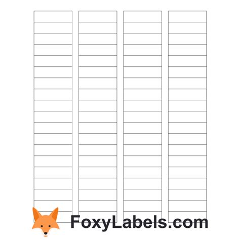 Avery 8167 Template Google Docs & Google Sheets | Foxy Labels