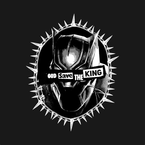 God save the king - Black Panther - T-Shirt | TeePublic