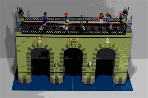 LEGO Train bridge MOC (reuploaded-- updated image) : r/lego