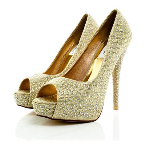 Gold Stiletto Heels | Fashionate Trends