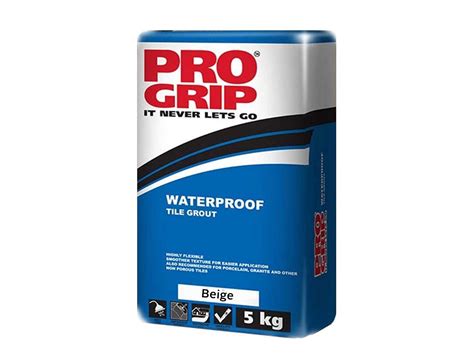 CTM Kenya - ProGrip Beige Waterproof Grout - 5 Kg