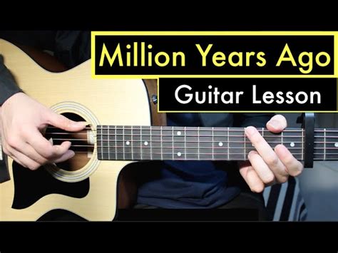 Adele - Million Years Ago | Guitar Lesson Chords Chords - Chordify