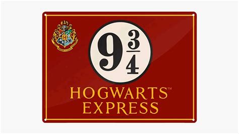 Thumb Image - Hogwarts Express Platform 9 3 4 Sign, HD Png Download ...