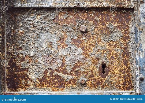 Old Metal Door Texture with Rust Stock Image - Image of asian, penang: 58251483