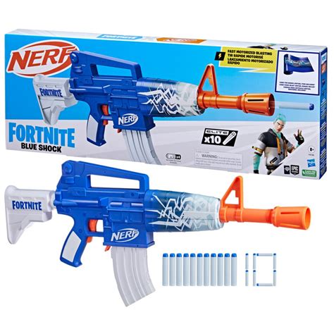 Fortnite Nerf Blue Shock Blaster - Entertainment Earth