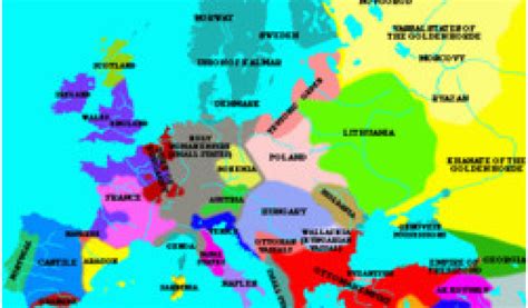 Political Map Of Europe 1850