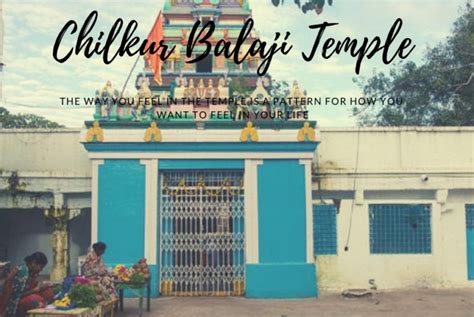 Chilkur Balaji Temple - Ancient Temple In Hyderabad | Routeprints