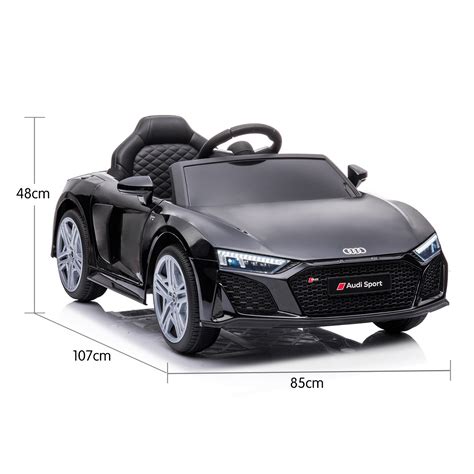 Audi Sport Licensed Kids Electric Ride On Car Remote Control Black – Kids Cars AU