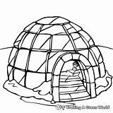 Igloo Coloring Pages  Free & Printable sketch template