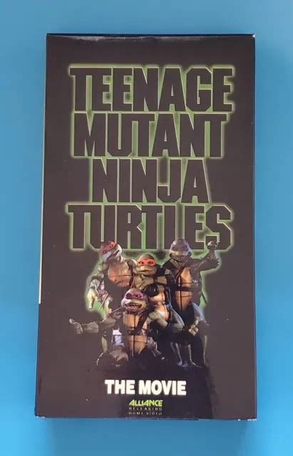 TEENAGE MUTANT NINJA Turtles The Movie (VHS 1990) TMNT Original Vintage Film $6.63 - PicClick