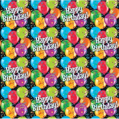 Bravo Birthday Wrapping Paper - Walmart.com