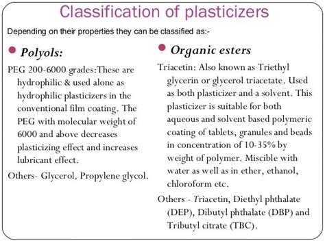 Plasticizer