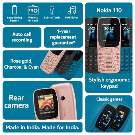 The Nokia 110 4G (2022) is a cheap phone that does the basics, 8210 4G launches in India ...