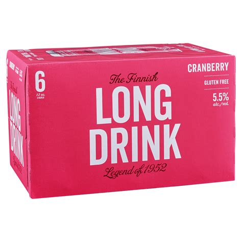 Long Drink Cranberry 6pk 12 oz Cans - Applejack