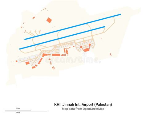 Map of Jinnah International Airport. IATA-code KHI Stock Photo - Image of airbase, iata: 321019930