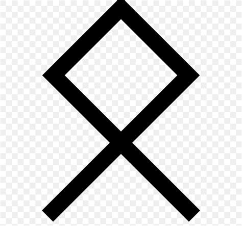 Odal Anglo-Saxon Runes Elder Futhark Symbol, PNG, 552x767px, Odal ...