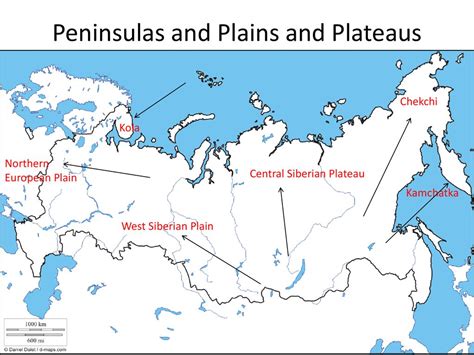 Central Siberian Plateau Map