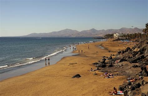 Strand Puerto Del Carmen Lanzarote - Kostenloses Foto auf Pixabay