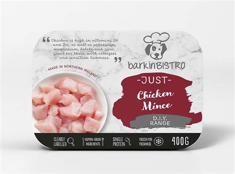 JUST Chicken Mince Raw Dog Food | barkinBISTRO