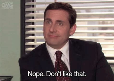 Disapprove GIF - MichaelScott TheOffice Nope - Discover & Share GIFs | Work humor, New memes ...