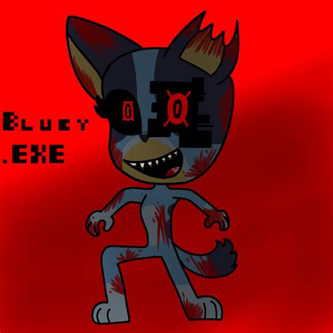 (Blood Warning!) Bluey.EXE by SolarPYT on DeviantArt